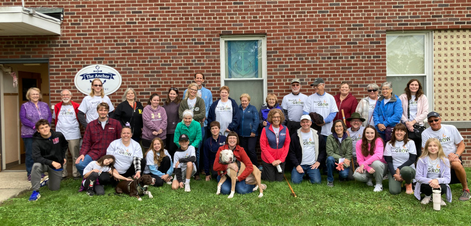 Walkers from First United Methodist and Emanuel Reformed Church 2023 Crop Walk