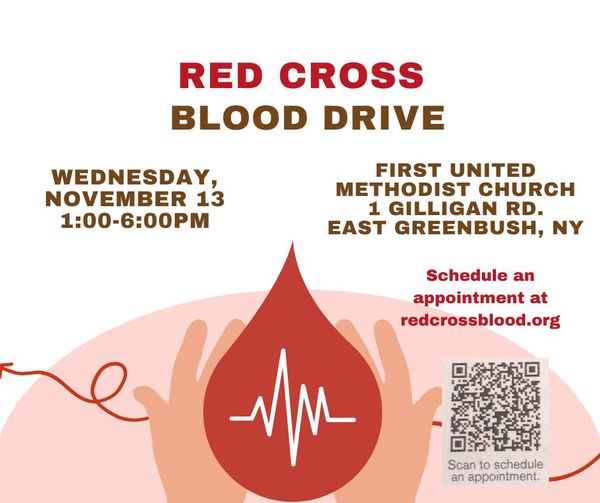 Red Cross Blood Drive November 13 1PM - 6PM