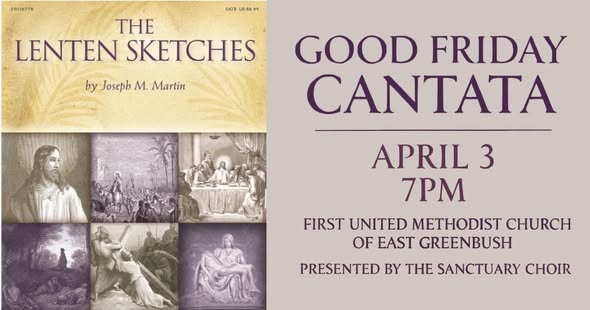 Good Friday Cantata April 3, 7 PM