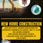 Join our youth making birdhouses for community members on Sunday, May 17, 10 AM