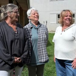 Beth Buckner with Van Rensselaer Residents